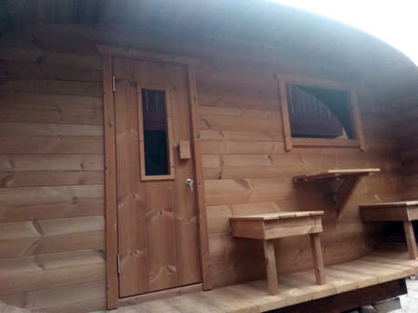 oválná sauna